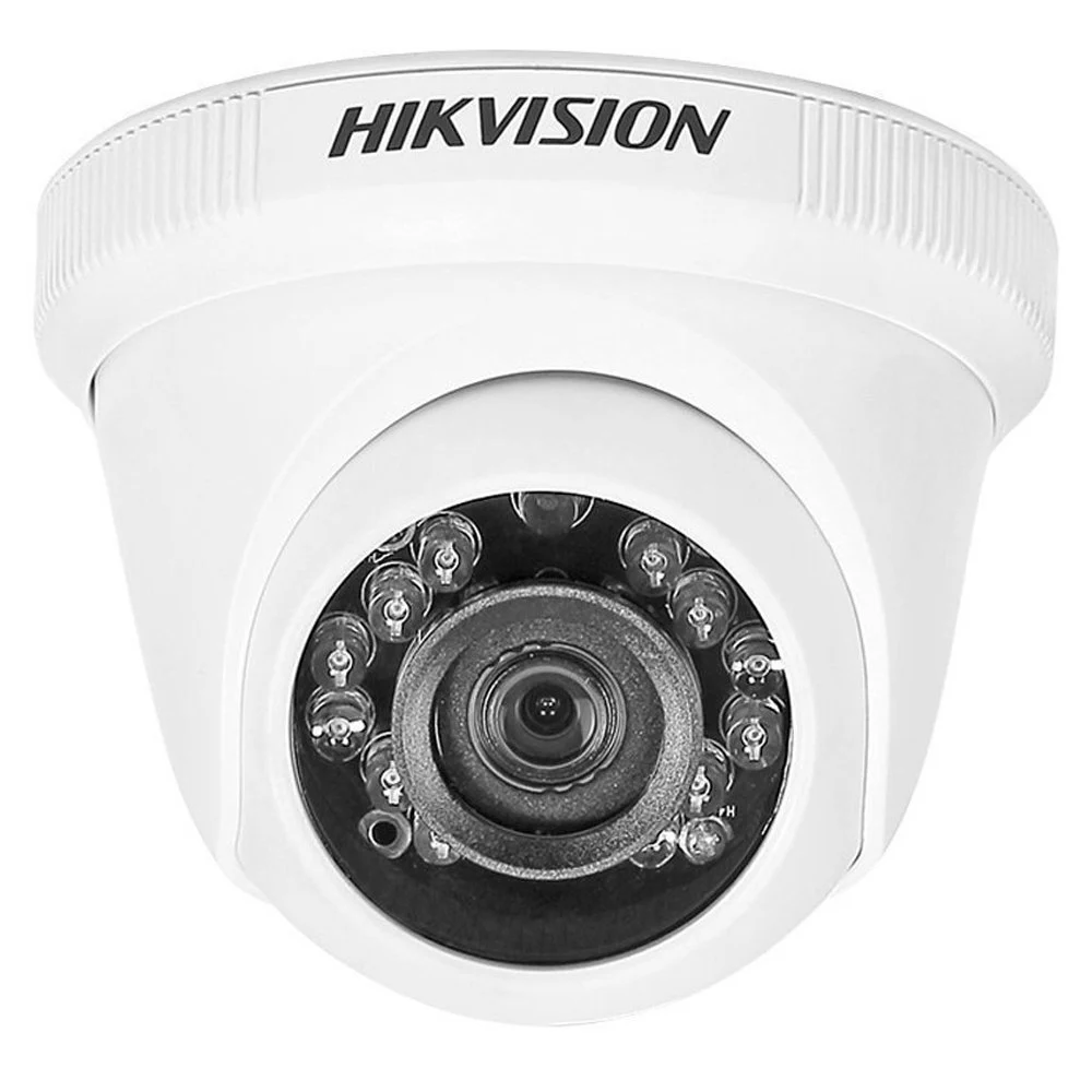 HIKVISION HD720P Indoor IR Turret CCTV Camera (DS-2CE5AC0T-IRPECO, White)